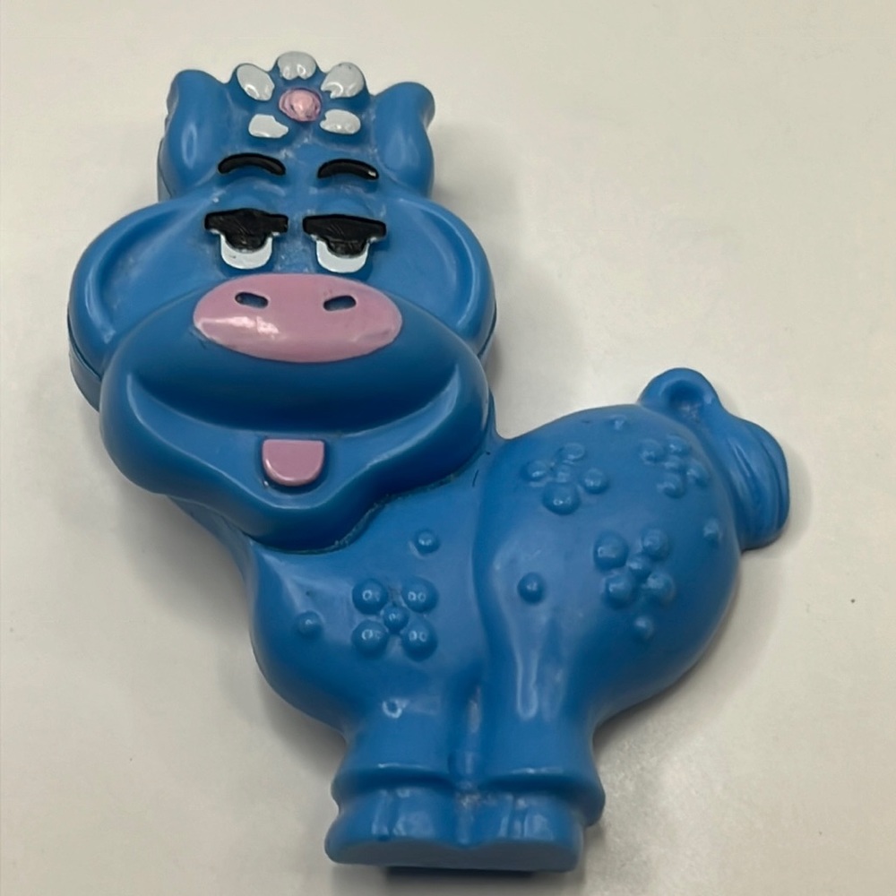 1973 Collectible Avon Blue Moo Glace Fragrance Pin